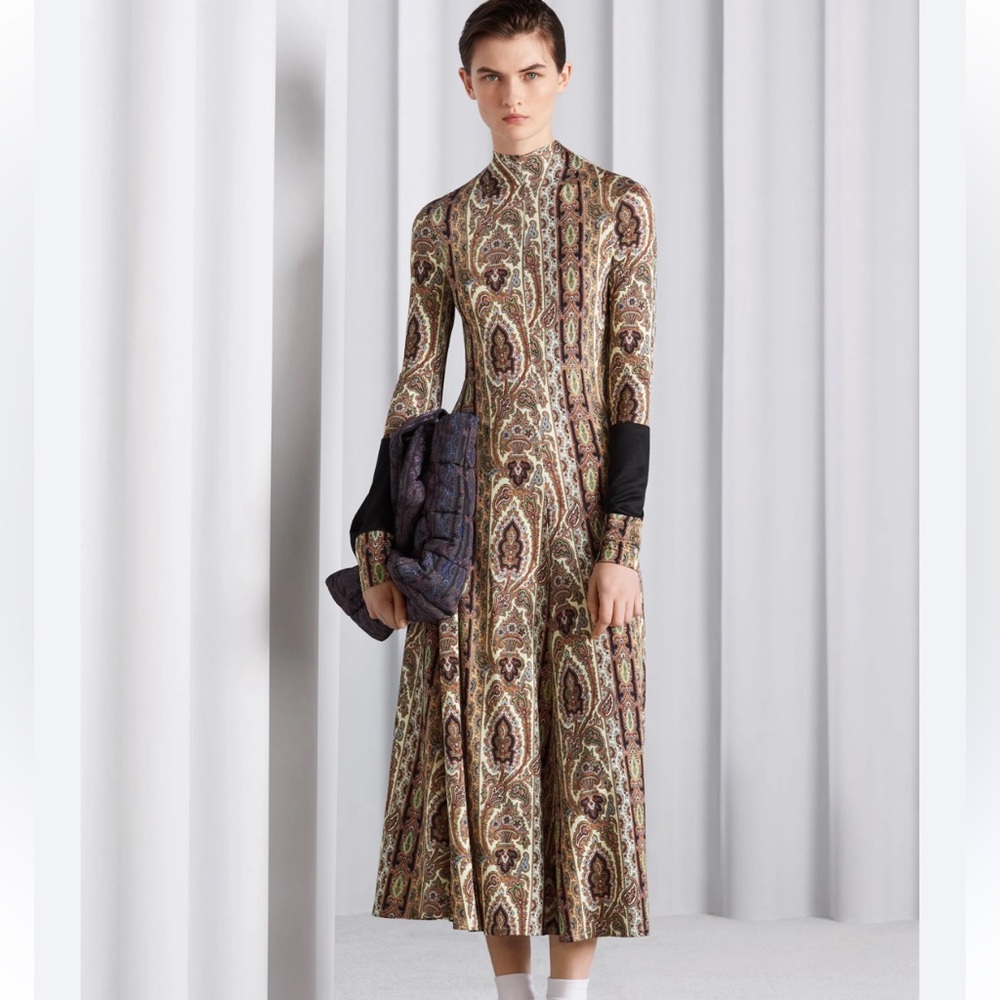 Paul Smith Paisley Long Sleeve Dress